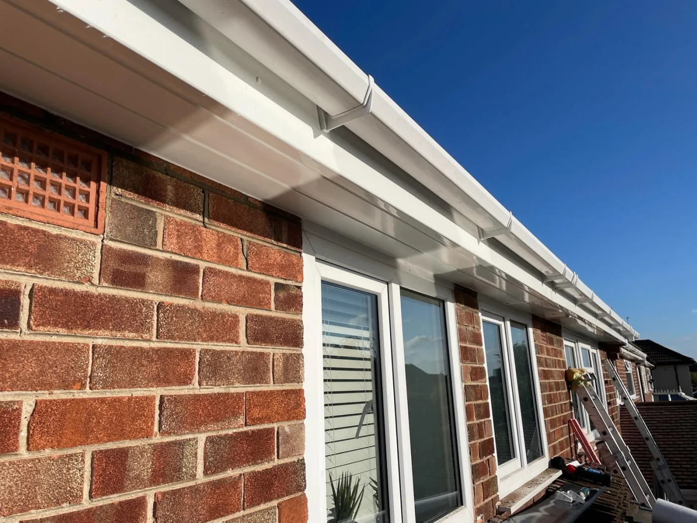 New fascias and guttering