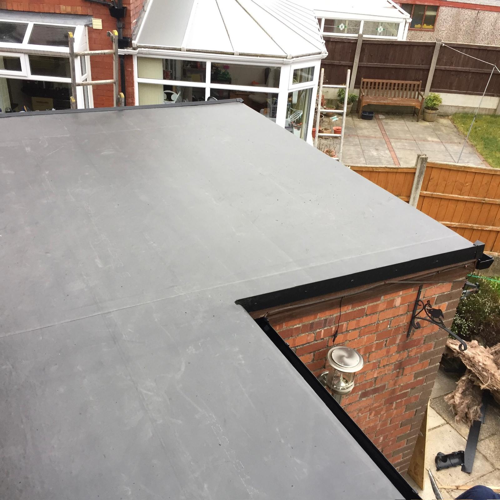 EPDM rubber flat roofs project photo 2