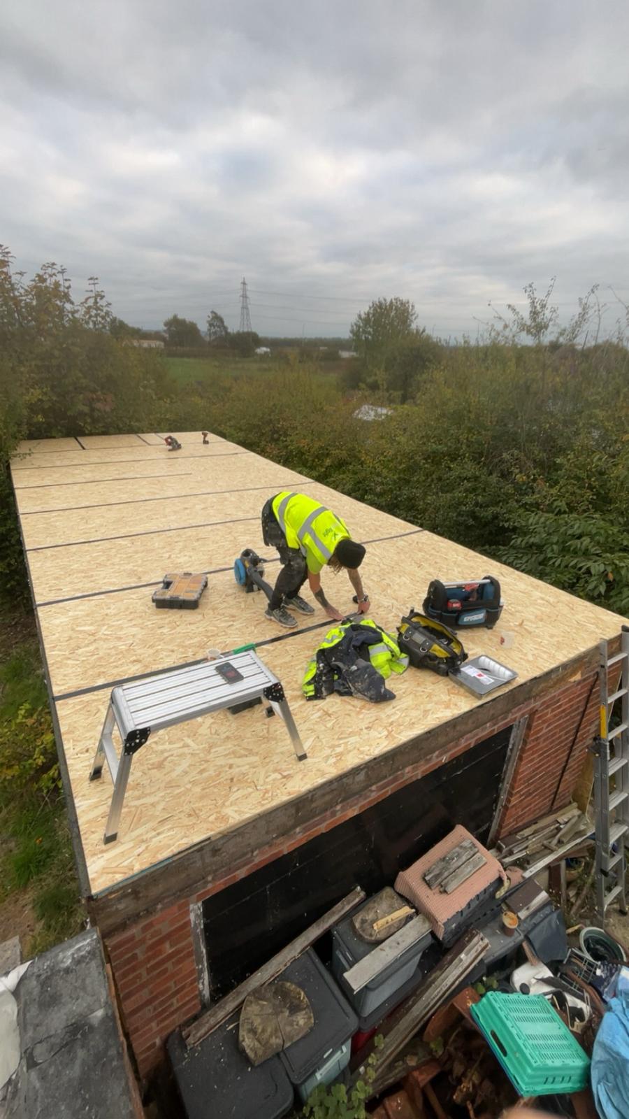 EPDM rubber flat roofs project photo 3