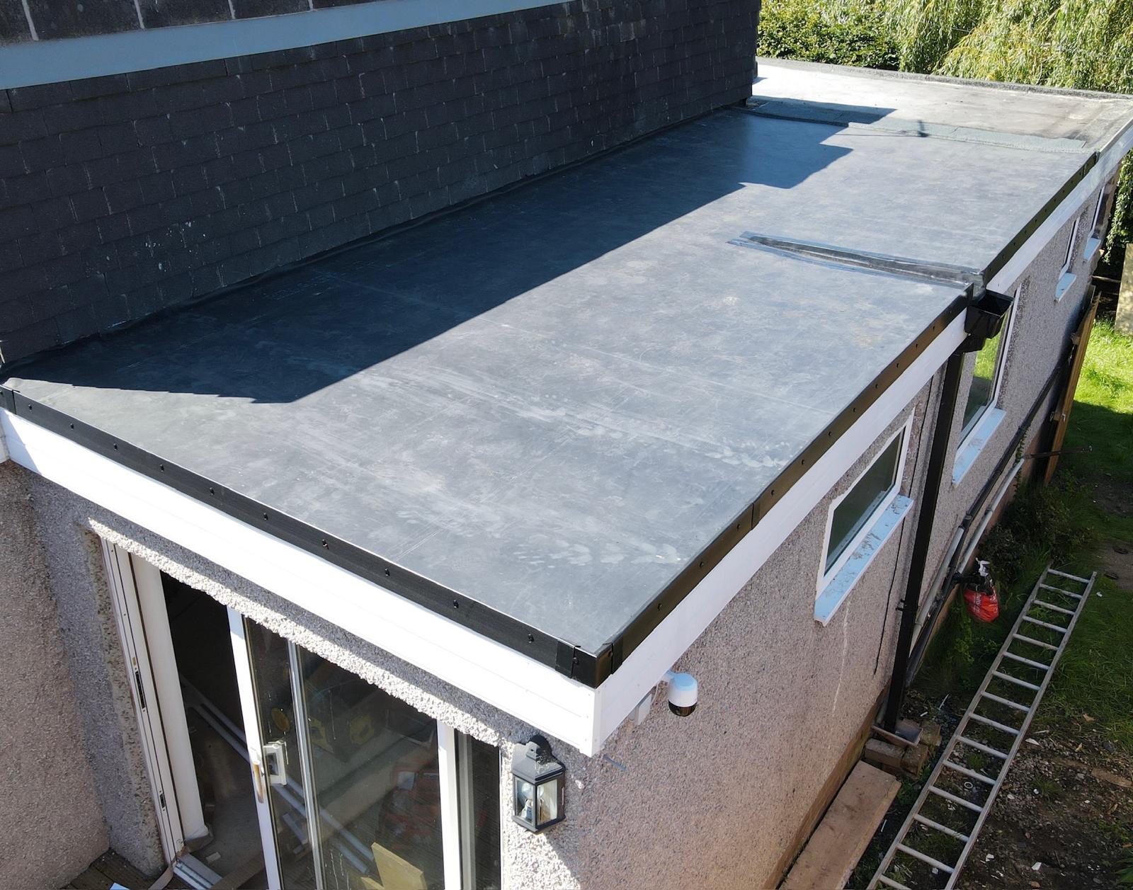 EPDM rubber flat roofs project photo 11
