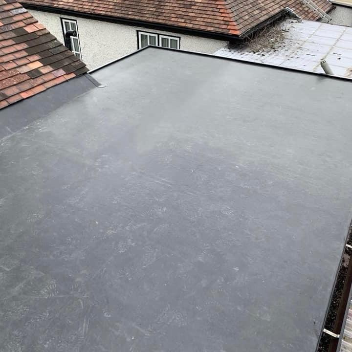 EPDM rubber flat roofs project photo 14