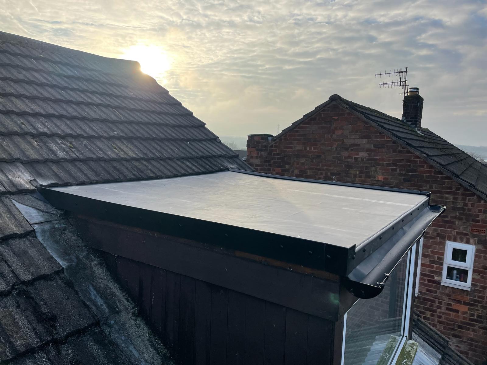EPDM rubber flat roofs project photo 15